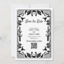 Search for rodeo wedding save the dates Western
