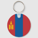 Recherche de la mongolie porteclés Drapeau