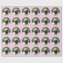 Search for fawn wrapping paper Pug