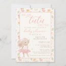 Search for tutu excited baby shower invitations A little ballerina