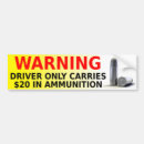 Search for ammunition bumper stickers Funny