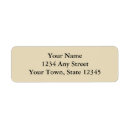 Search for ecru return address labels Beige