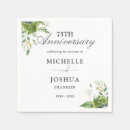 Search for 75th anniversary napkins Vow renewal