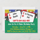 Search for poker chip invitations Aces