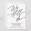 Search for vow renewal invitations Black and white