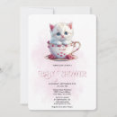 Search for kitten baby shower invitations Floral