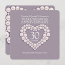 Search for 30 year anniversary invitations Pearl
