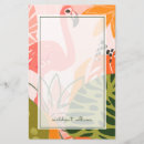 Search for tropical stationery paper Flamingo