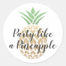 Search for pineapple birthday stickers Hawaii