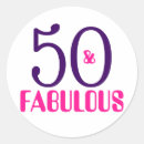 Search for 50th celebration stickers Birthday