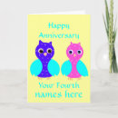 Search for 4th wedding anniversary cards Congratulations