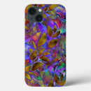Search for stained glass leaves iphone cases Colourful