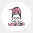 Search for breast cancer warrior stickers Fighter
