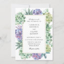 Search for succulent plant wedding invitations Desert