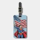Search for superman luggage tags Patriotic