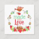 Recherche de fabriquer cartes visite Fabriqué avec amour