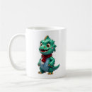 Search for dinosaur christmas mugs Santa