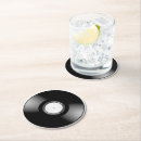 Recherche de vinyl record dessous de verres Bande