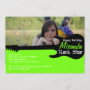 Recherche de guitare anniversaire invitations Vert