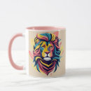 Recherche de tête de lion tasses Afrique