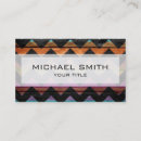 Recherche de motif zigzag cartes visite Hipster