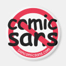 Search for comic magnets Typography