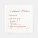 Search for rose gold wedding napkins Script