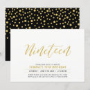 Recherche de 19 ans invitations Minimaliste