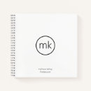 Recherche de business notebooks Initiales