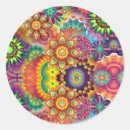 Search for psychedelic trippy stickers Mandala