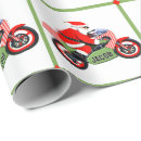 Recherche de moto papier cadeau Santa claus