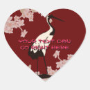 Search for japanese crane stickers Sakura
