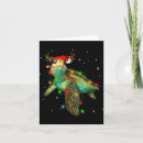 Search for sea turtle christmas cards Santa
