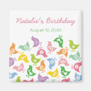 Search for birthday save the date magnets Colourful