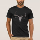 Recherche de crâne de cerfs communs tshirts Mâle