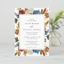 Search for navy and rust wedding invitations Floral