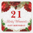 Recherche de dentelle rouge autocollants Fleurs