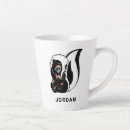 Search for skunk mugs Black and white