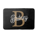 Search for monogram bath mats Gold