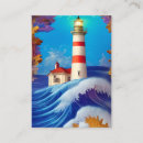 Search for lighthouse business cards Sea