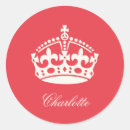 Search for keep calm crown stickers Humour