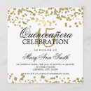 Search for confetti quinceanera invitations Birthday
