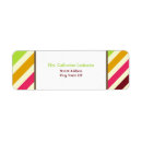 Search for striped return address labels Baby