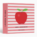 Search for lesson plan binders Red apple