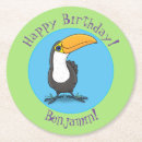 Recherche de toucans dessous de verres Animal