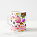 Search for cupcake birthday mugs Colourful