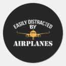Search for funny aviation stickers Airplanes