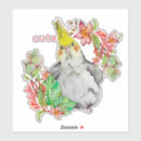 Search for colorful bird stickers Watercolor