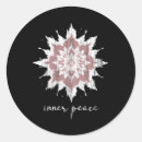 Search for inner peace stickers Meditation