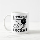 Search for no excuses mugs Gym